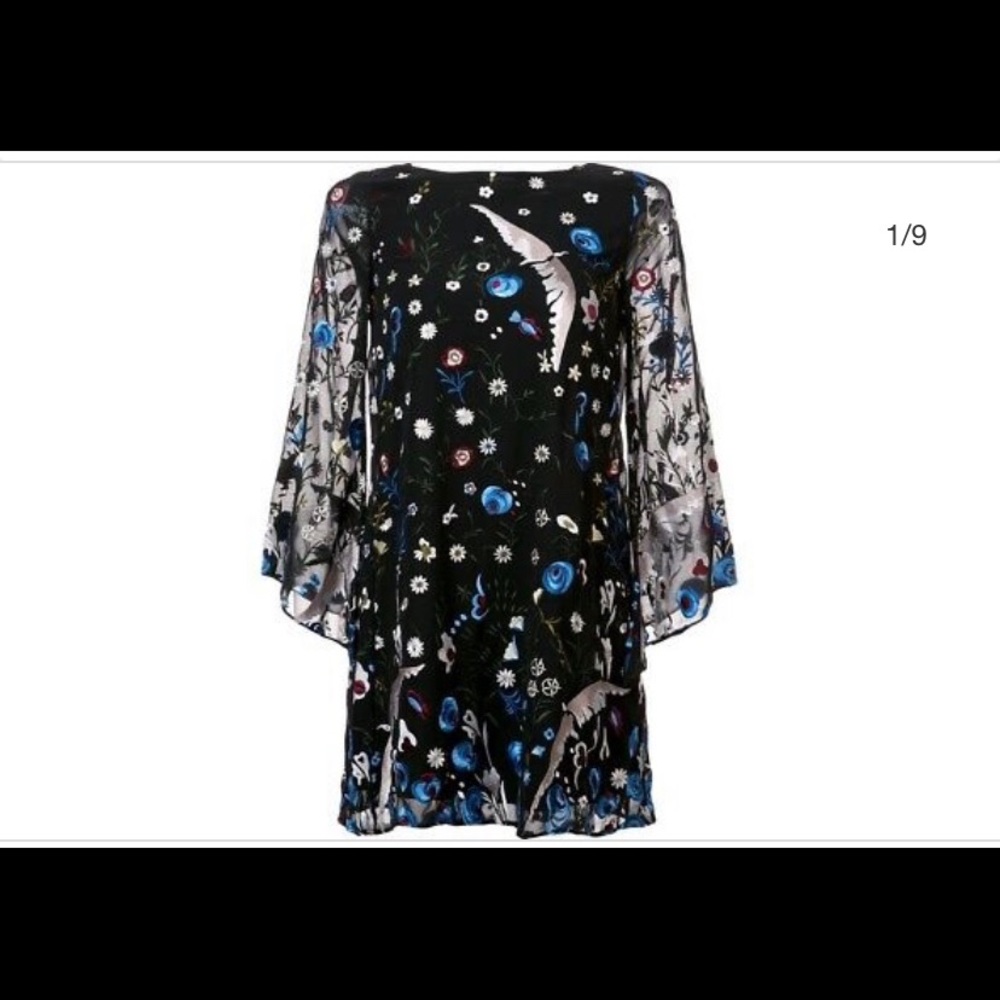 Alice & Olivia Embroidered Dress